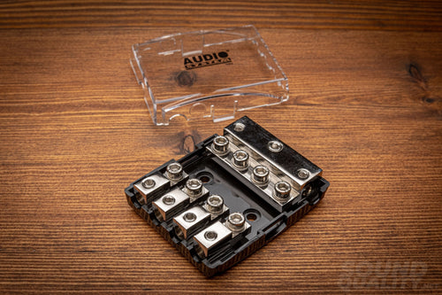 Audio System 4-Way Mini Anl Fuse Block 3X25 Mm2 To 4X16