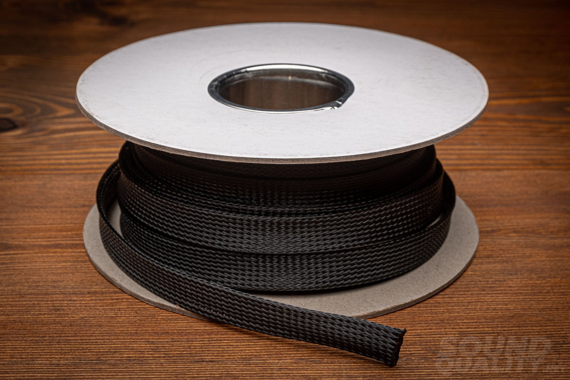 Audio System Braided Wire Sleeve Black 14-38.2 Mm Diameter 35M Roll