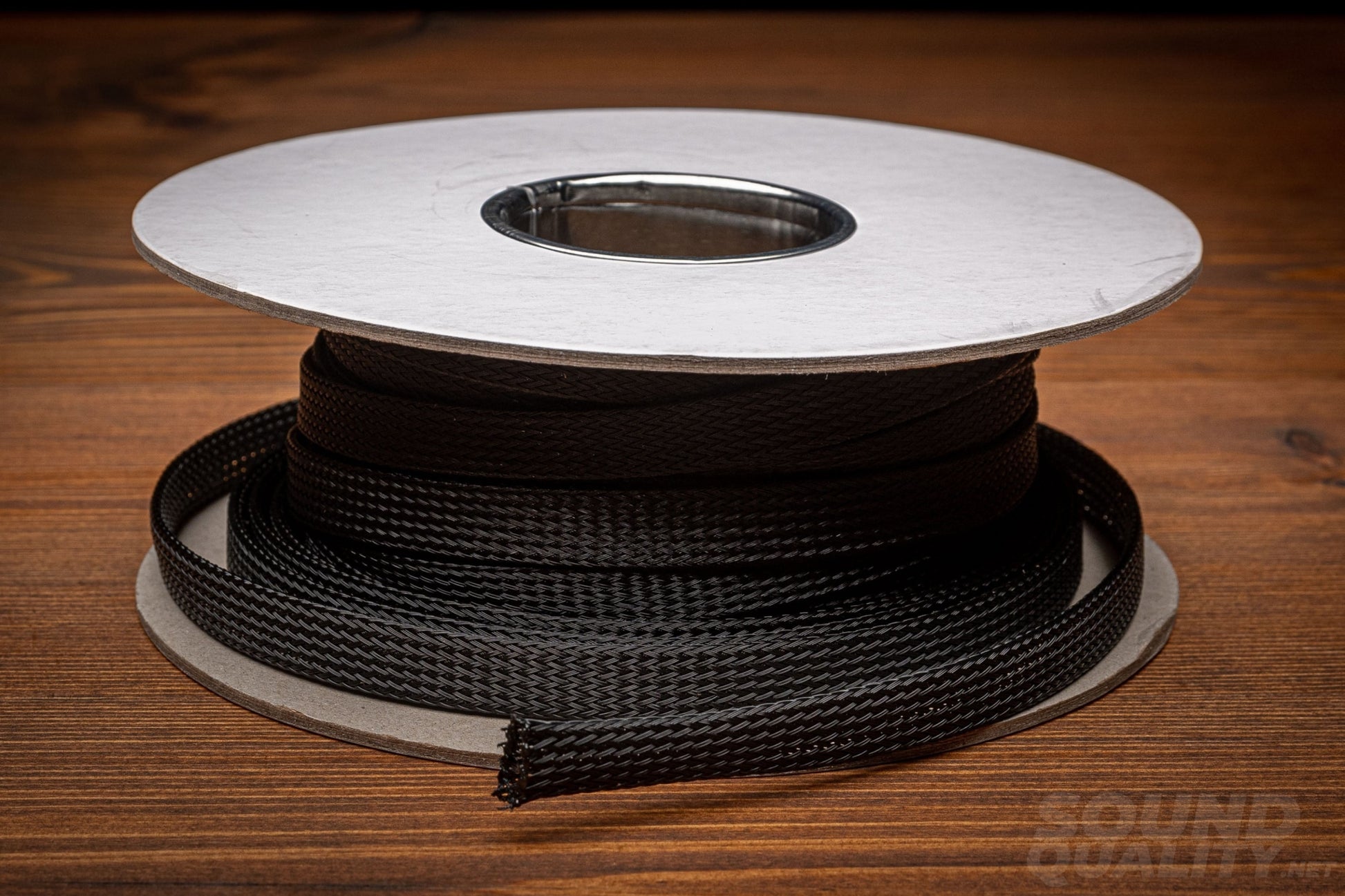 Audio System Braided Wire Sleeve Black 8.9-25.5Mm Diameter 35M Roll