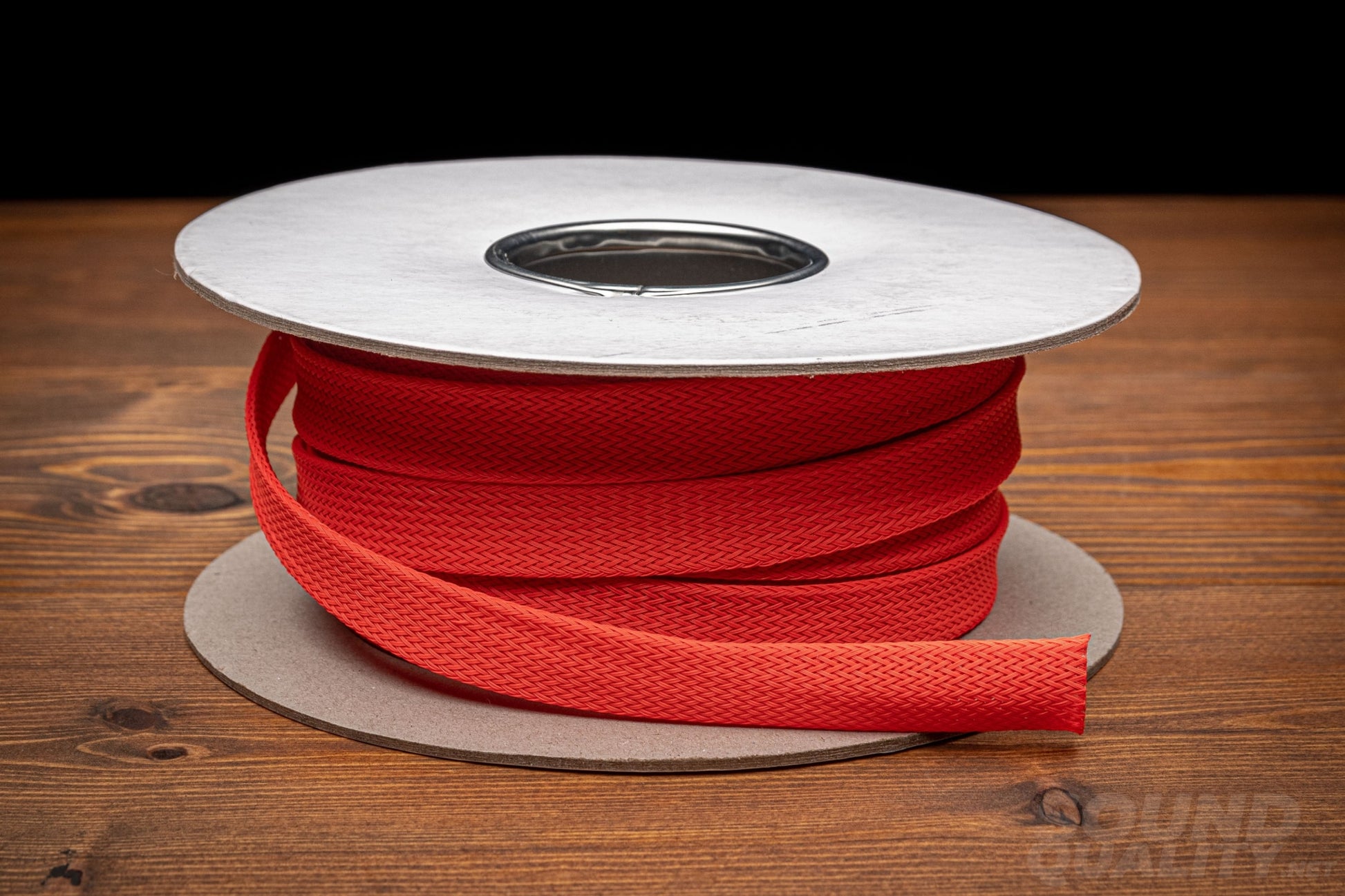 Audio System Braided Wire Sleeve Red 14-38.2 Mm Diameter 35M Roll